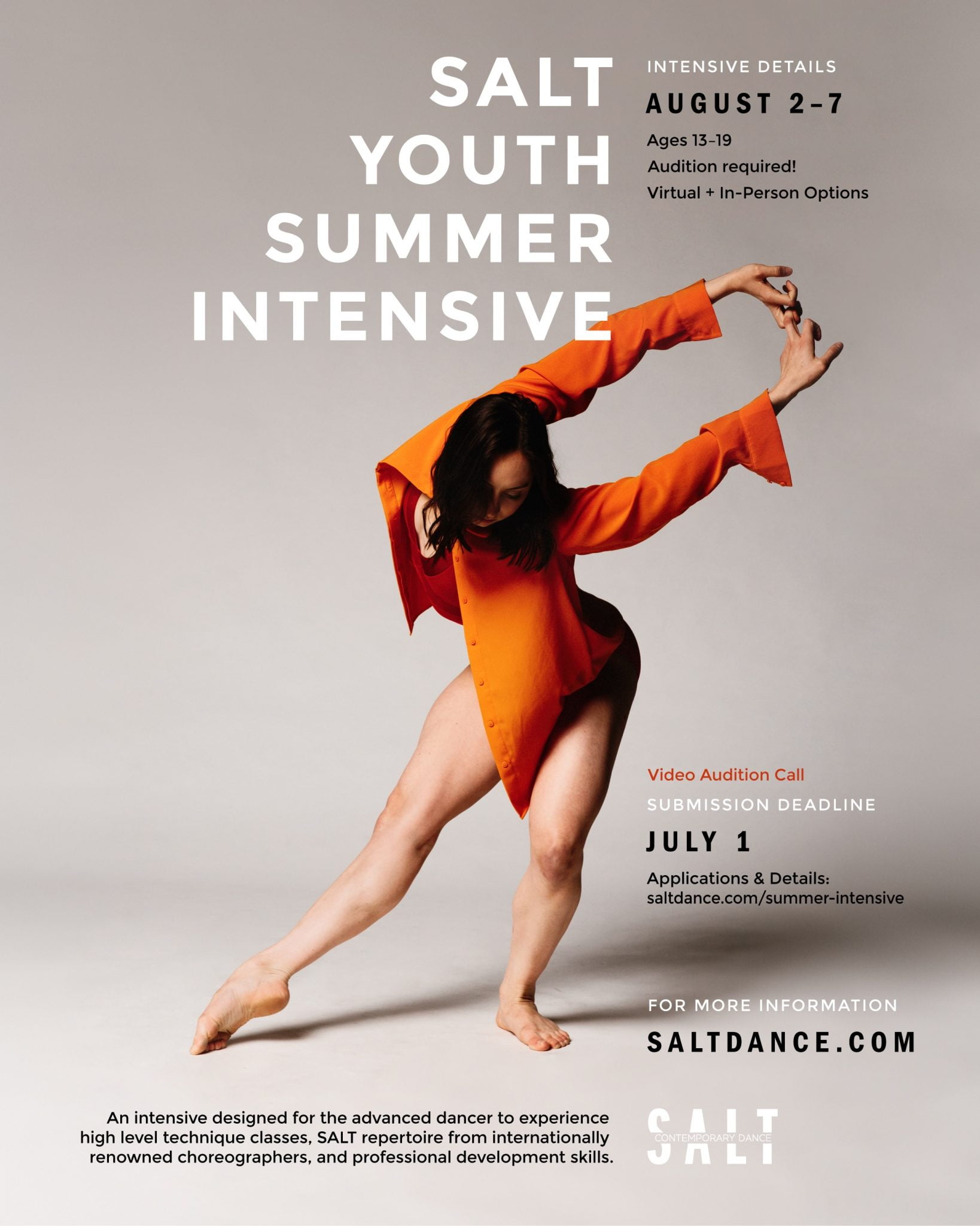Summer Intensive 2021 SALT Contemporary Dance